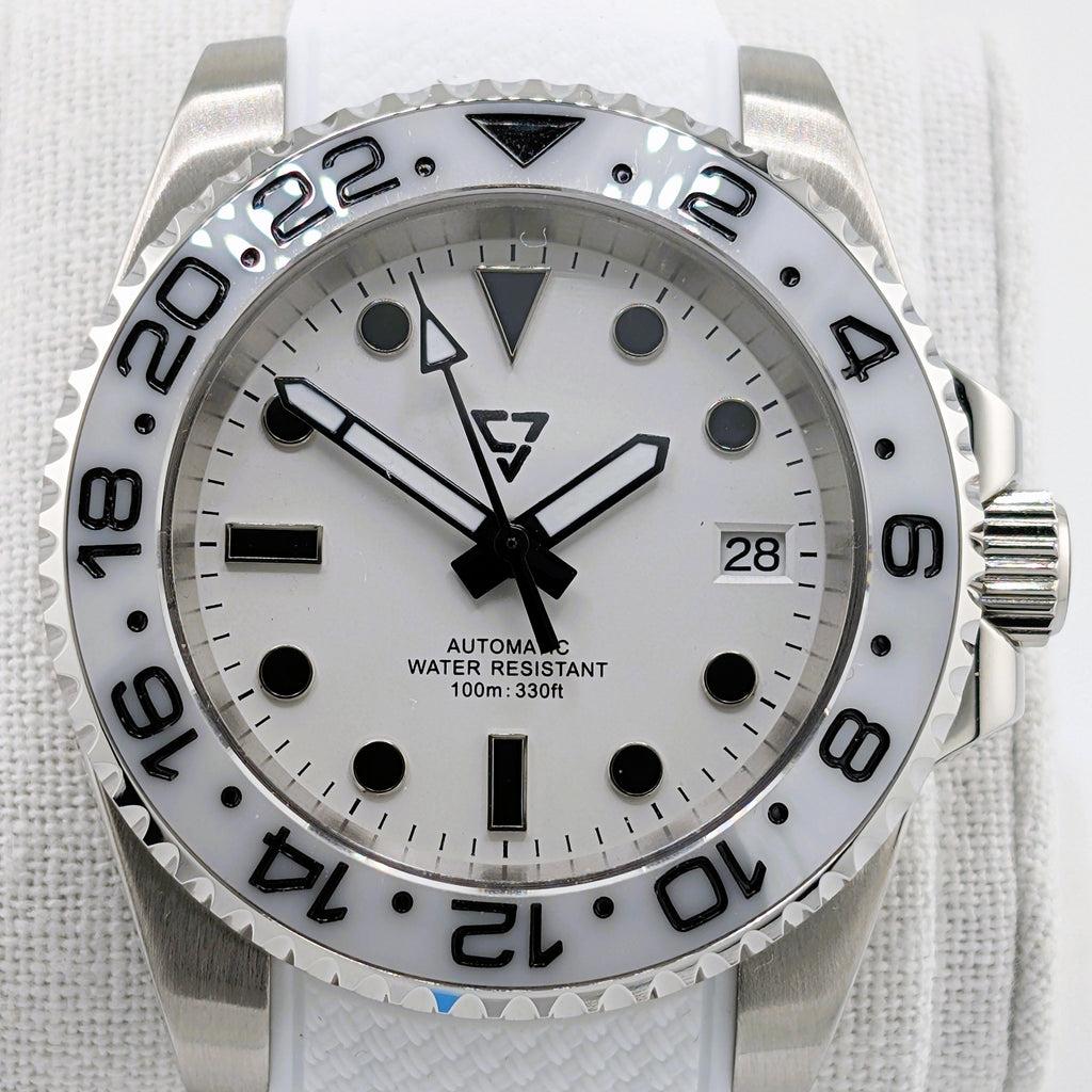 Diver White 40mm Automatic