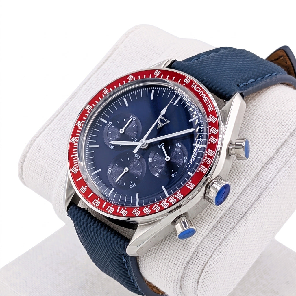 Chronograph Red/Blue 40mm