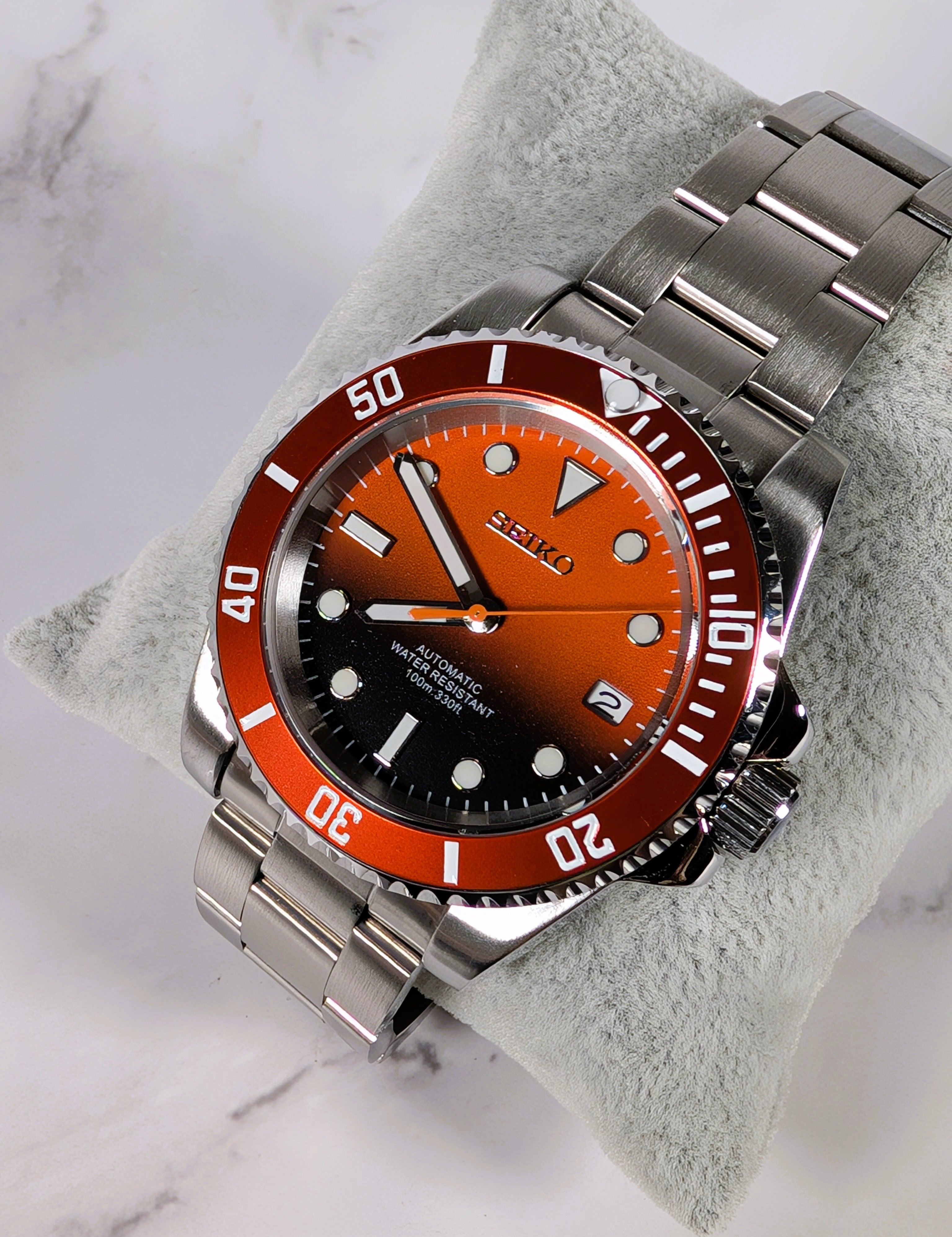 Seiko MOD Diver Orange 40mm Automatic