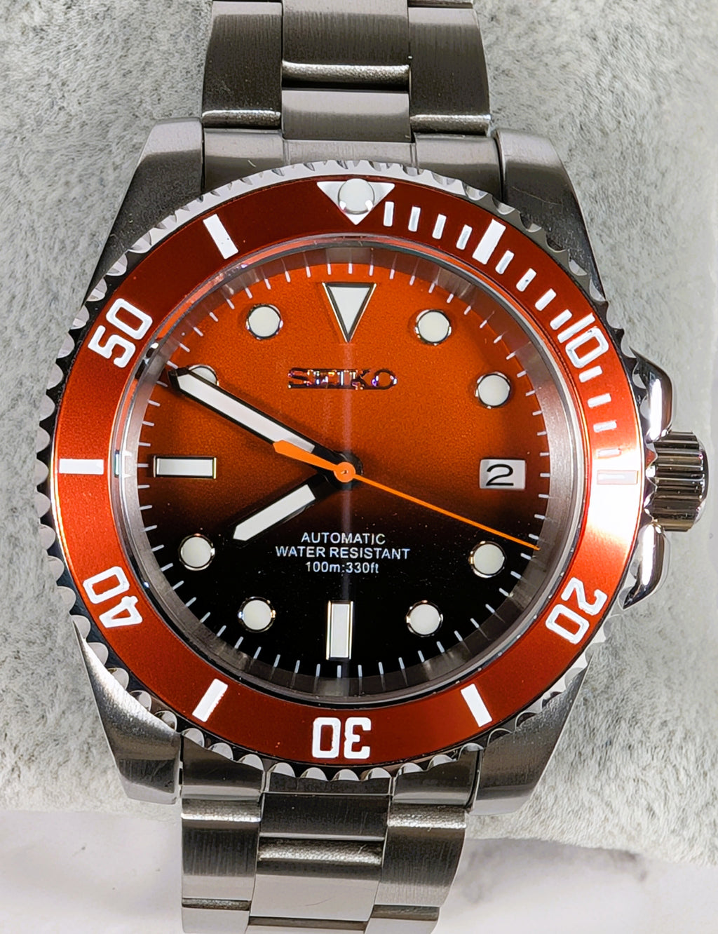 Seiko MOD Diver Orange 40mm Automatic