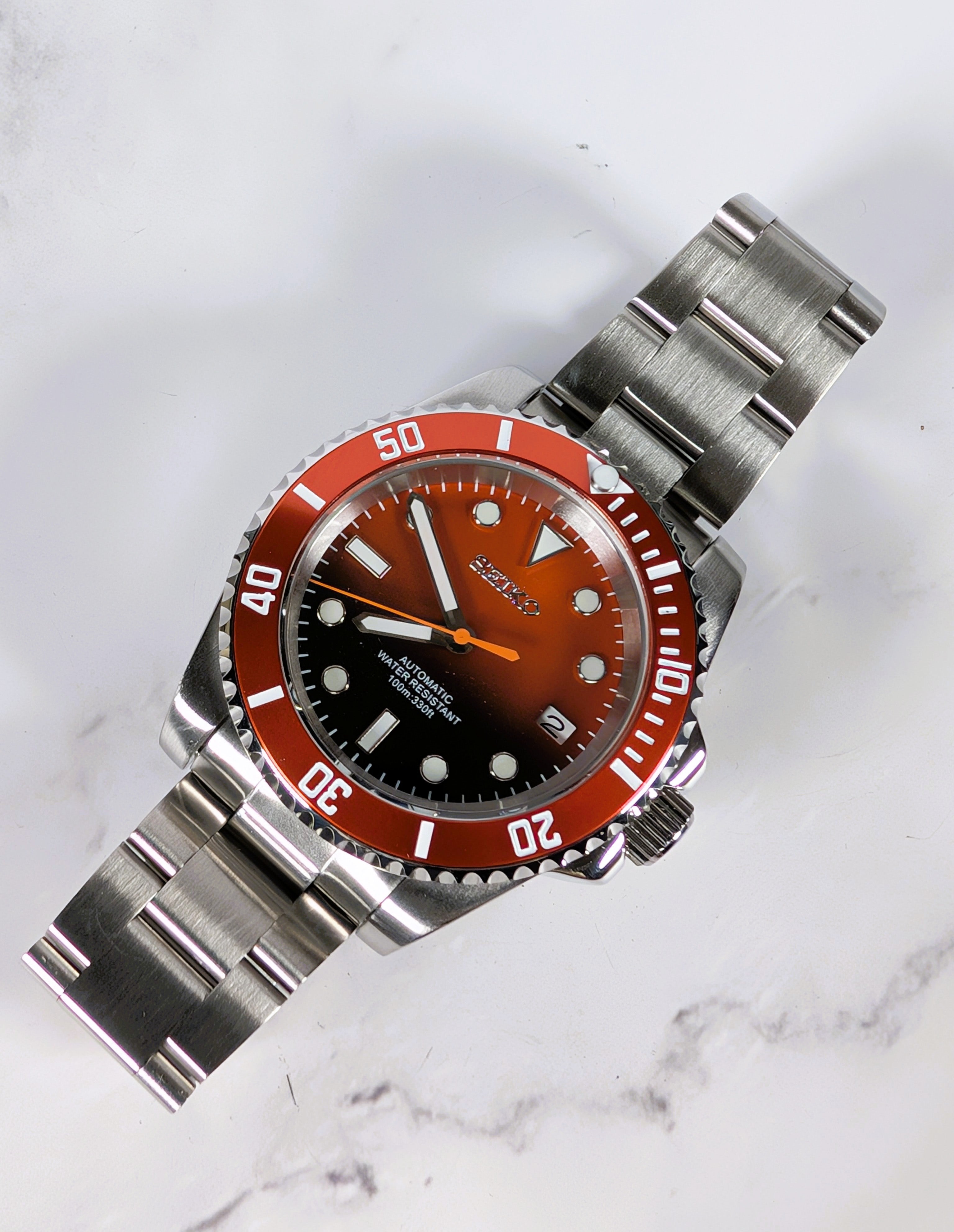 Seiko MOD Diver Orange 40mm Automatic