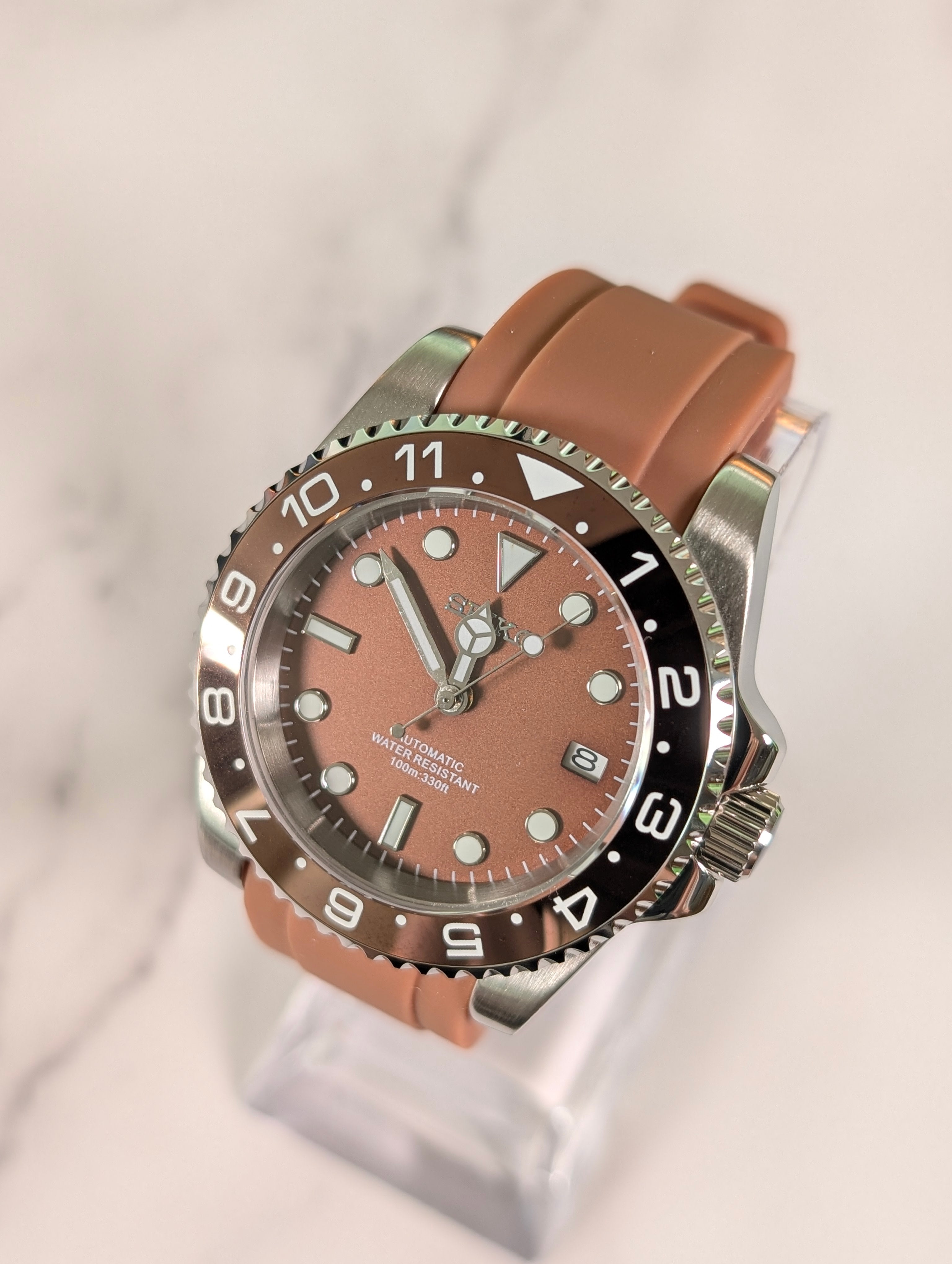 Seiko MOD Diver Brown 40mm Automatic