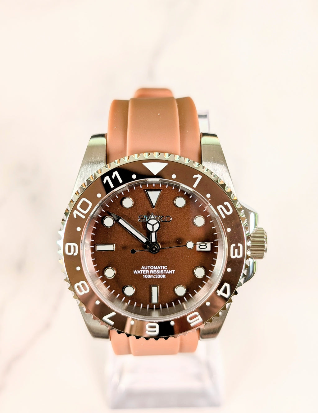 Seiko MOD Diver Brown 40mm Automatic