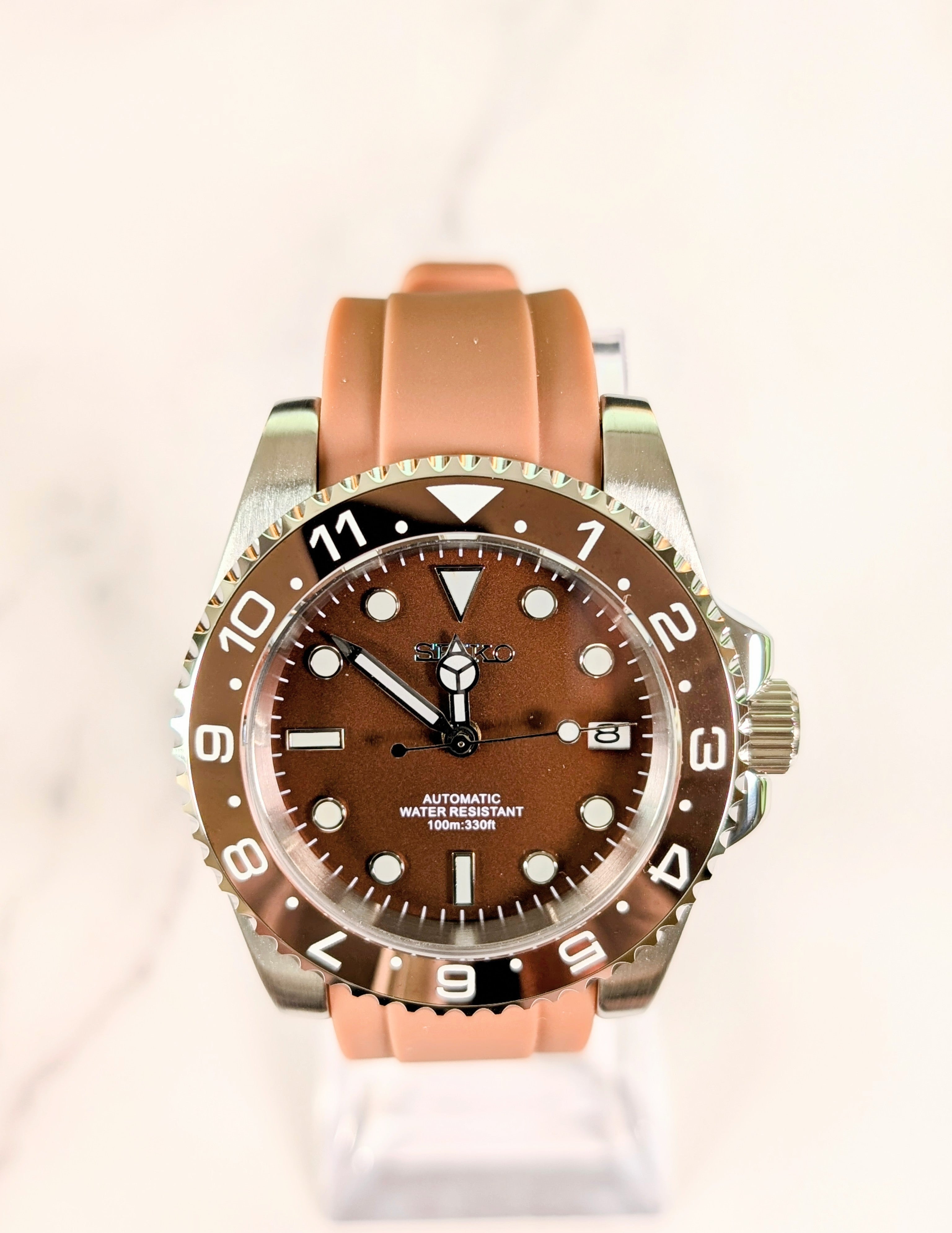Seiko MOD Diver Brown 40mm Automatic