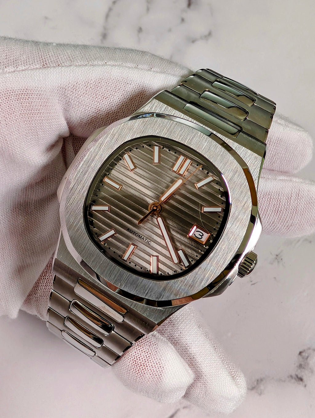 Nautiko Seiko Mod Grey 40mm Automatic