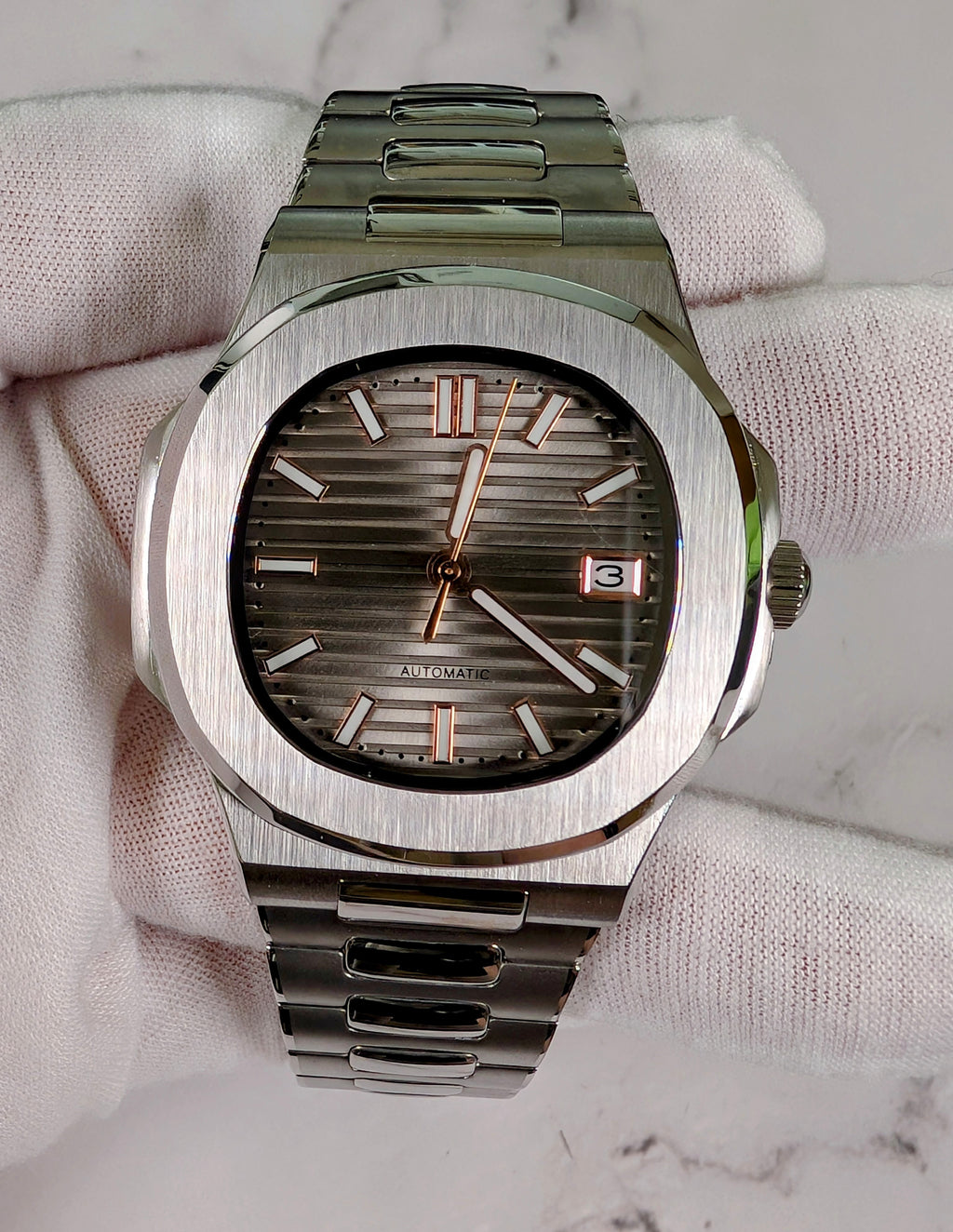 Nautiko Seiko Mod Grey 40mm Automatic