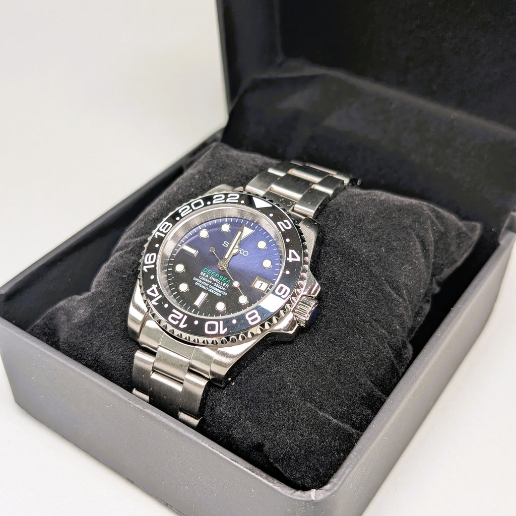 Seiko MOD Diver Black/Blue 40mm Automatic