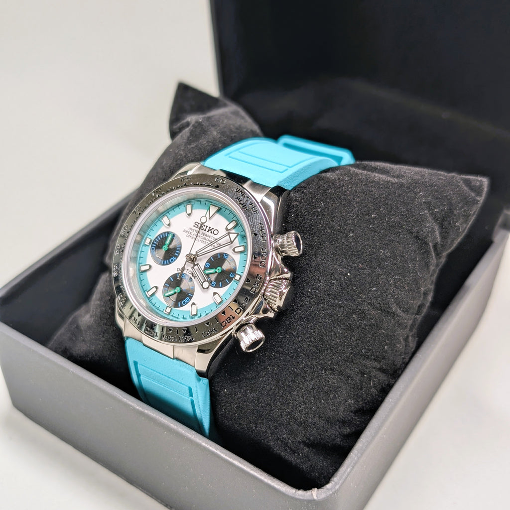Seiko MOD Chronograph Mint Green 40mm