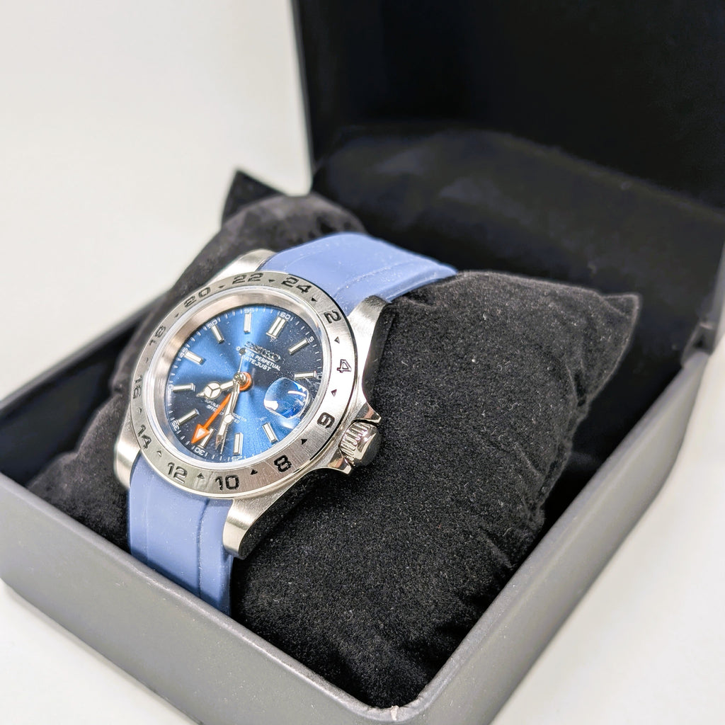 Seiko MOD GMT Explorer Blue 40mm Automatic