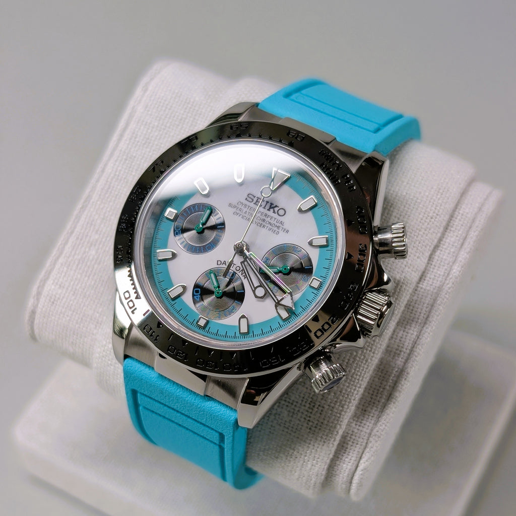 Seiko MOD Chronograph Mint Green 40mm