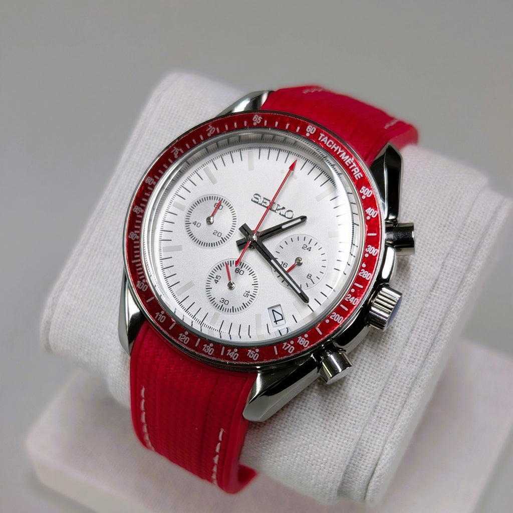 Seiko MOD Chronograph Red 40mm