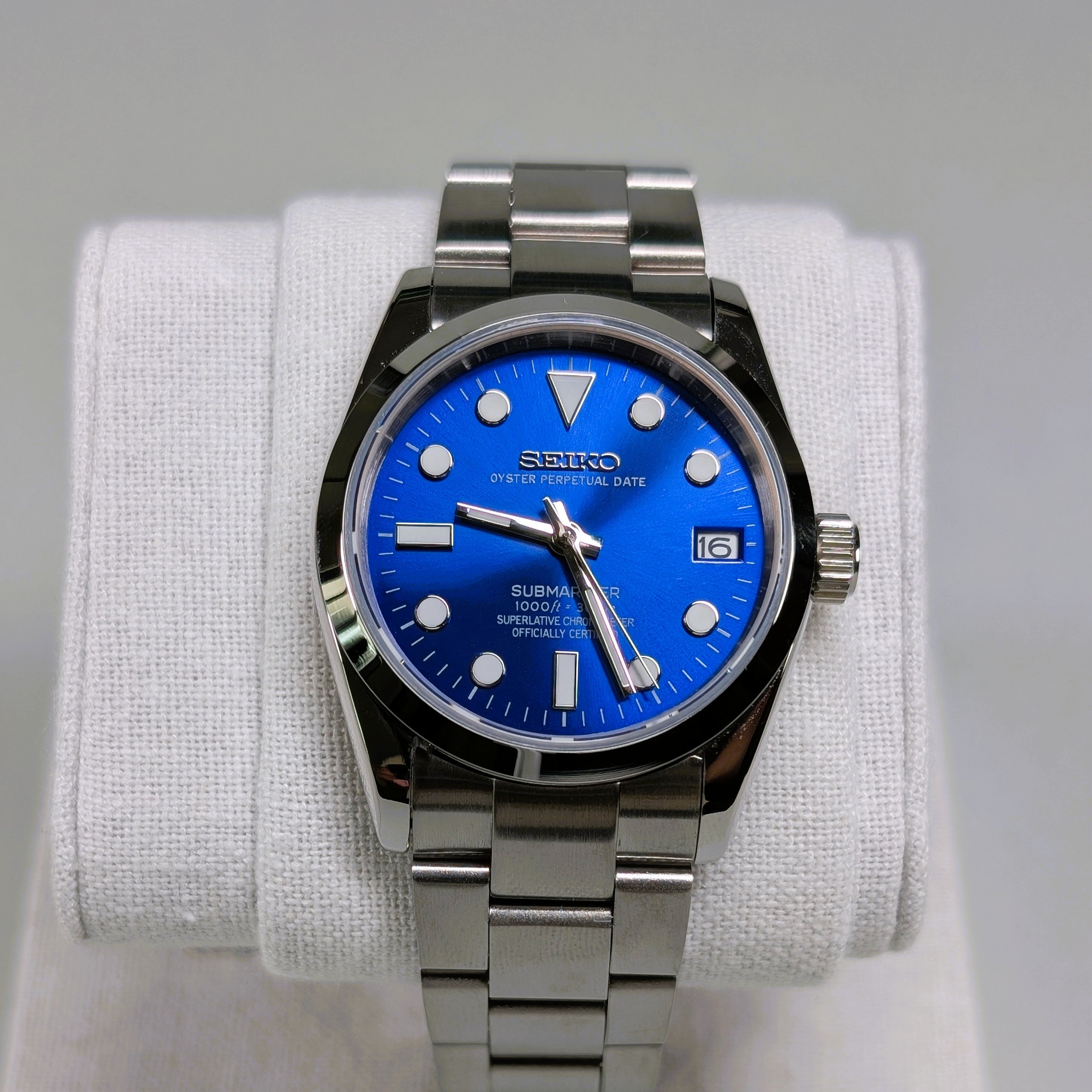 Seiko Mod OP Blue Oyster 36mm Automatic