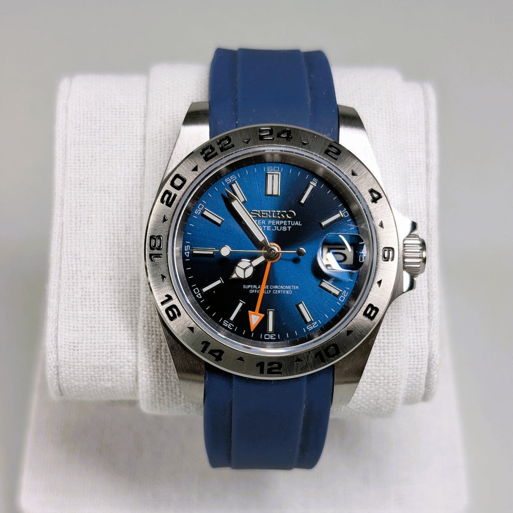 Seiko MOD GMT Explorer Blue 40mm Automatic