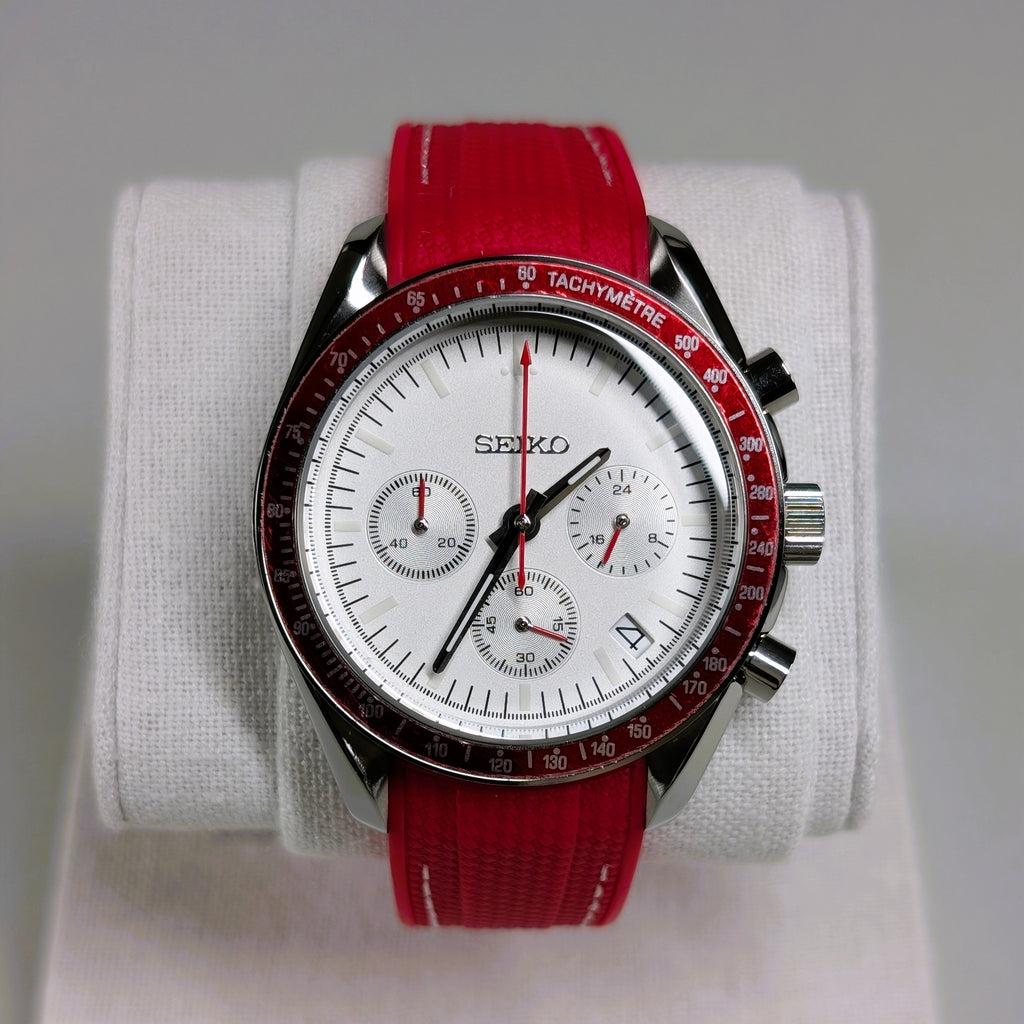 Seiko MOD Chronograph Red 40mm