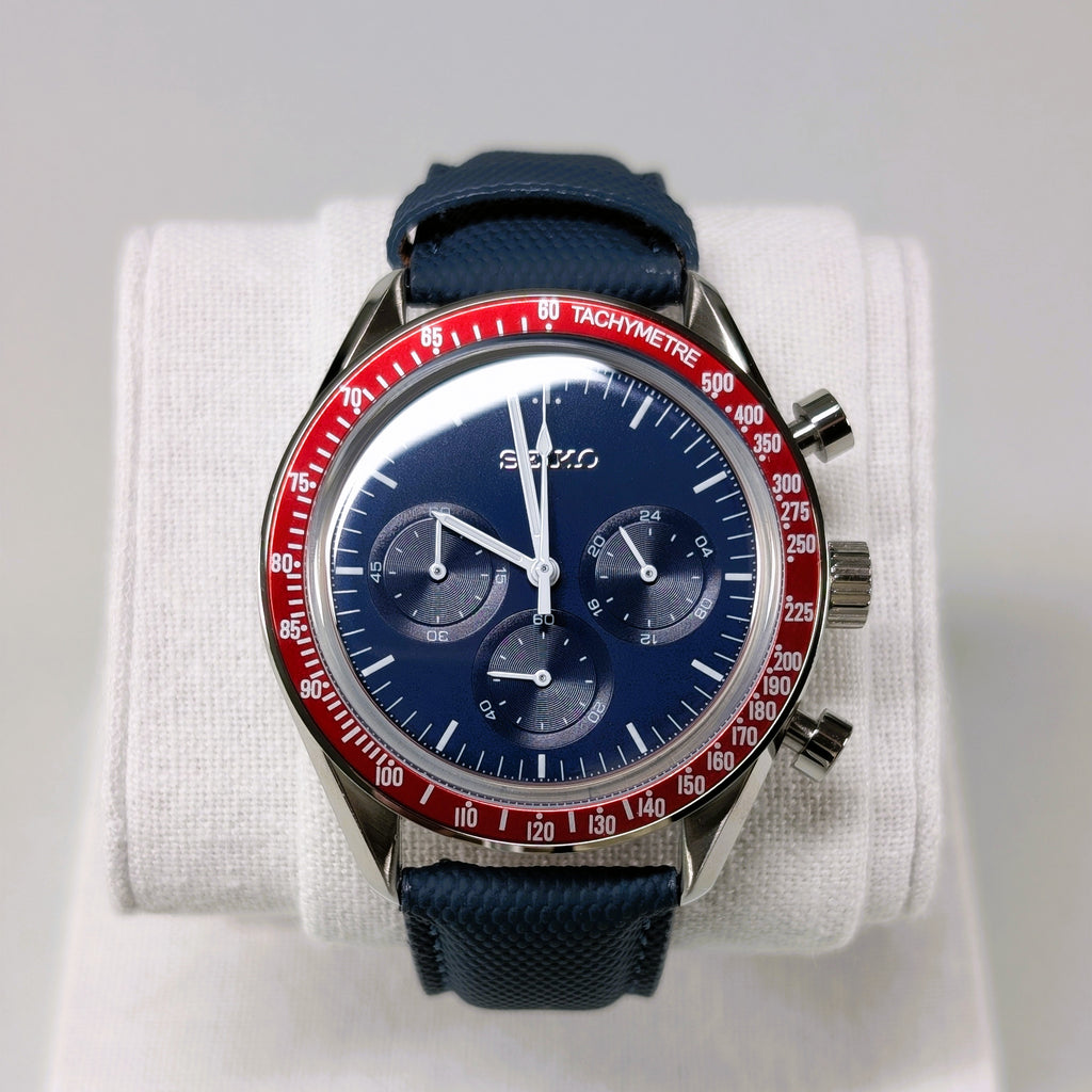 Seiko MOD Chronograph Red/Blue 40mm
