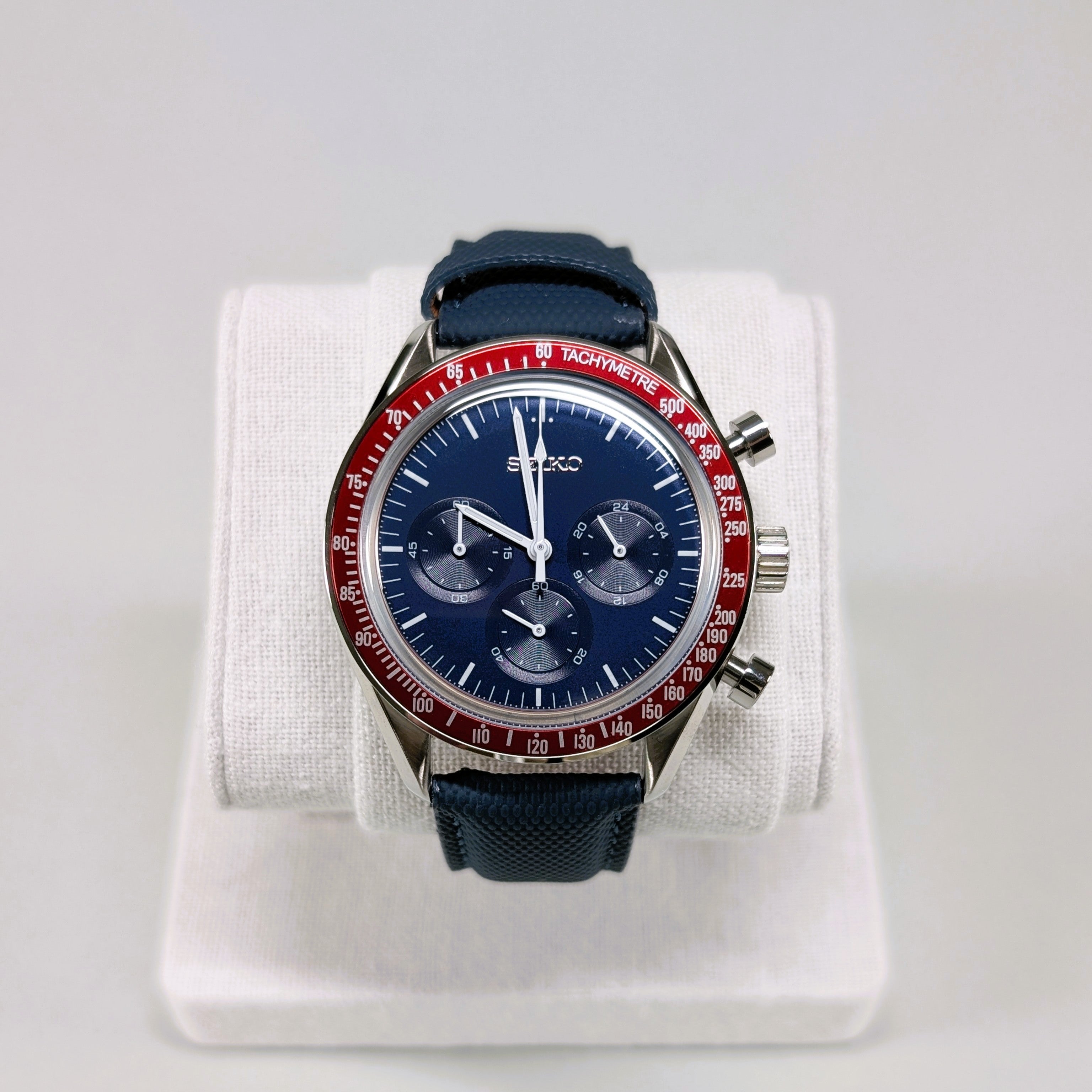Seiko MOD Chronograph Red/Blue 40mm