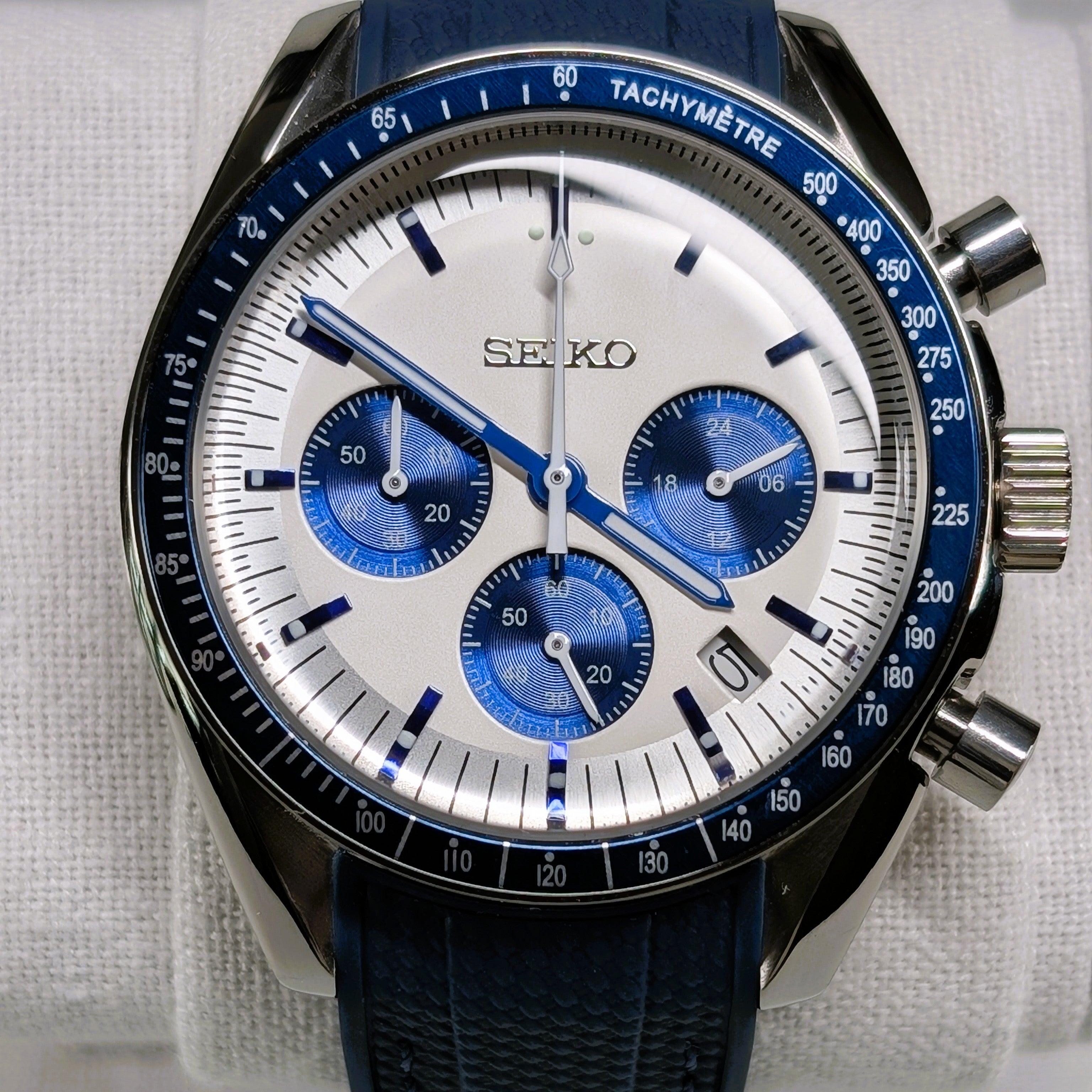 Seiko MOD Chronograph Blue 40mm