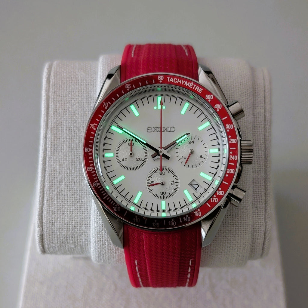 Seiko MOD Chronograph Red 40mm