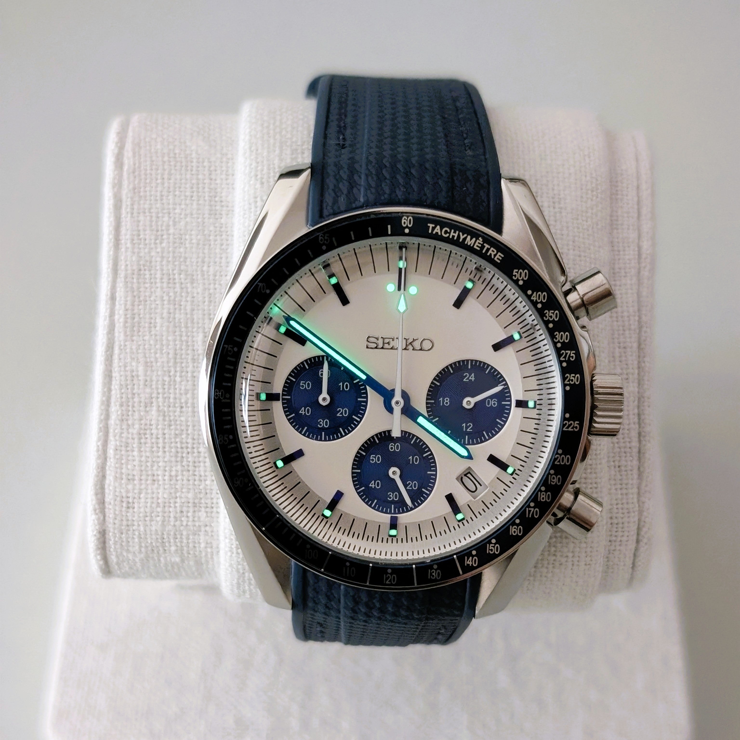 Seiko MOD Chronograph Blue 40mm