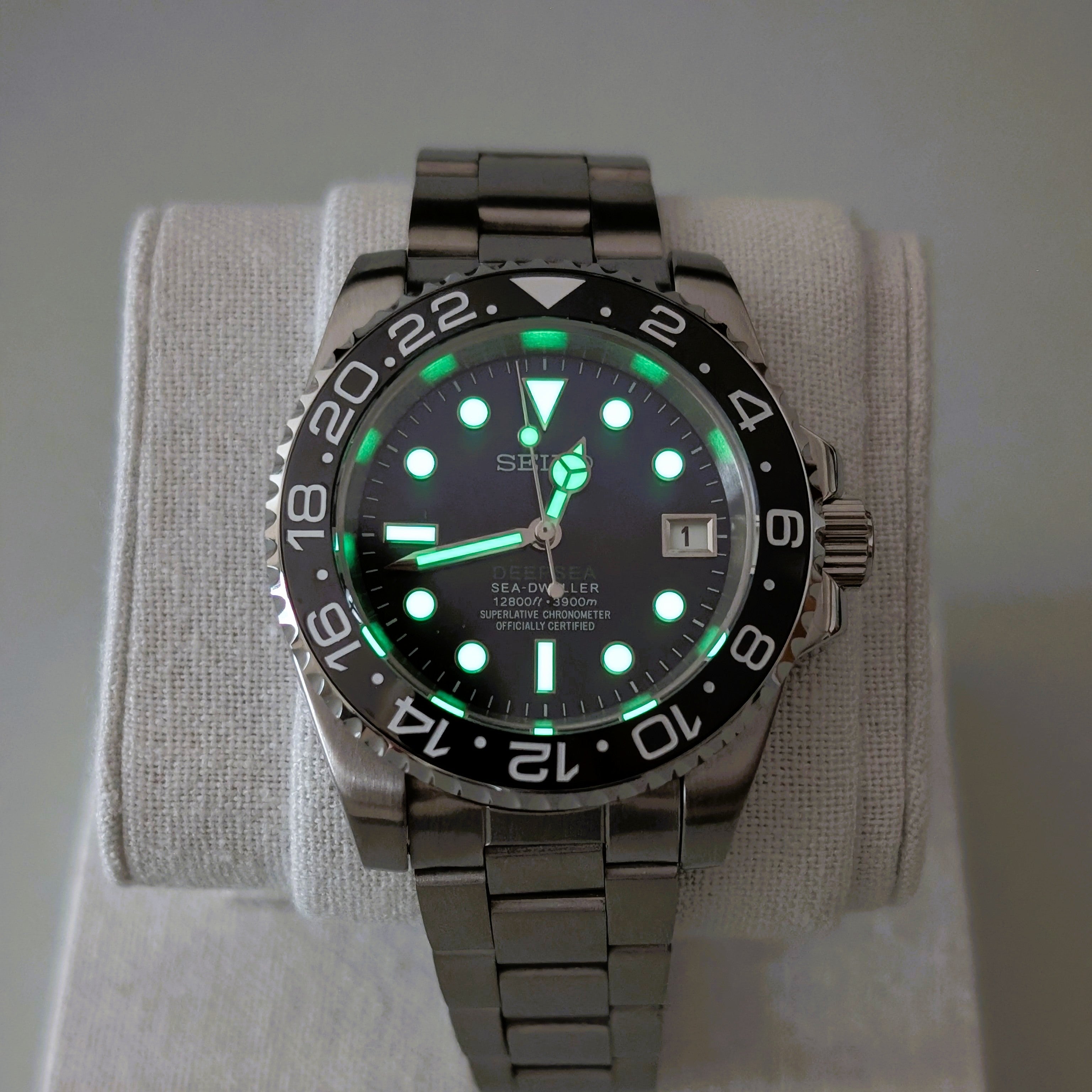 Seiko MOD Diver Black/Blue 40mm Automatic