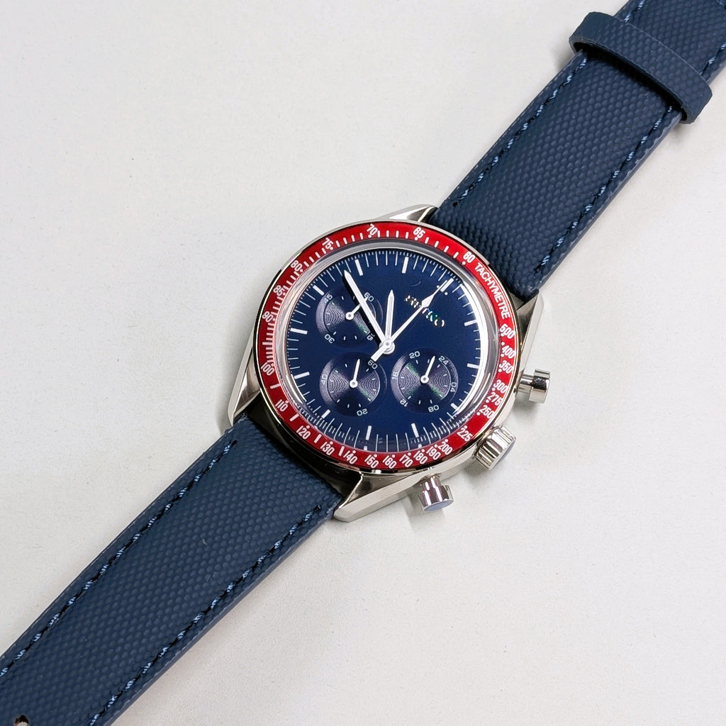 Seiko MOD Chronograph Red/Blue 40mm