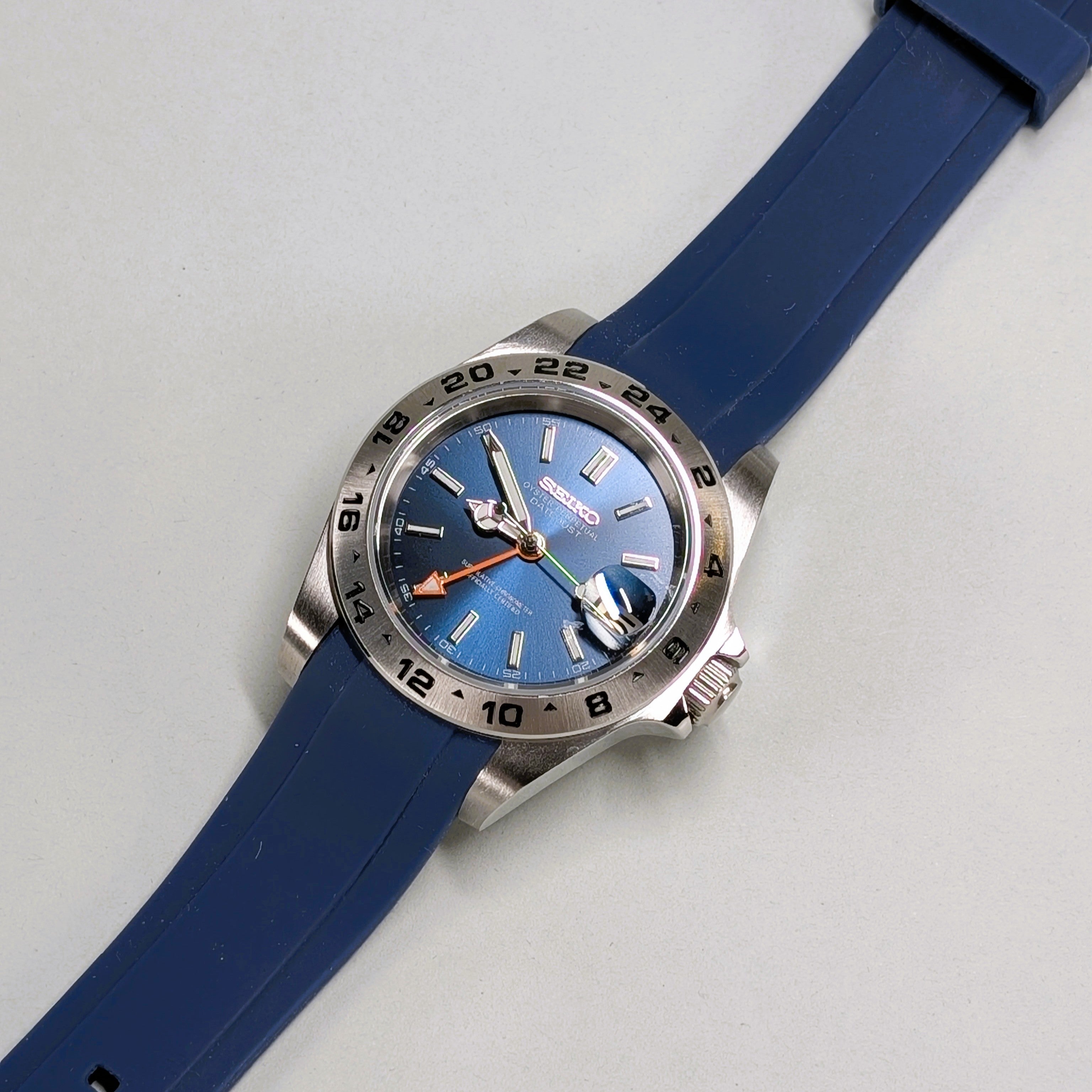 Seiko MOD GMT Explorer Blue 40mm Automatic