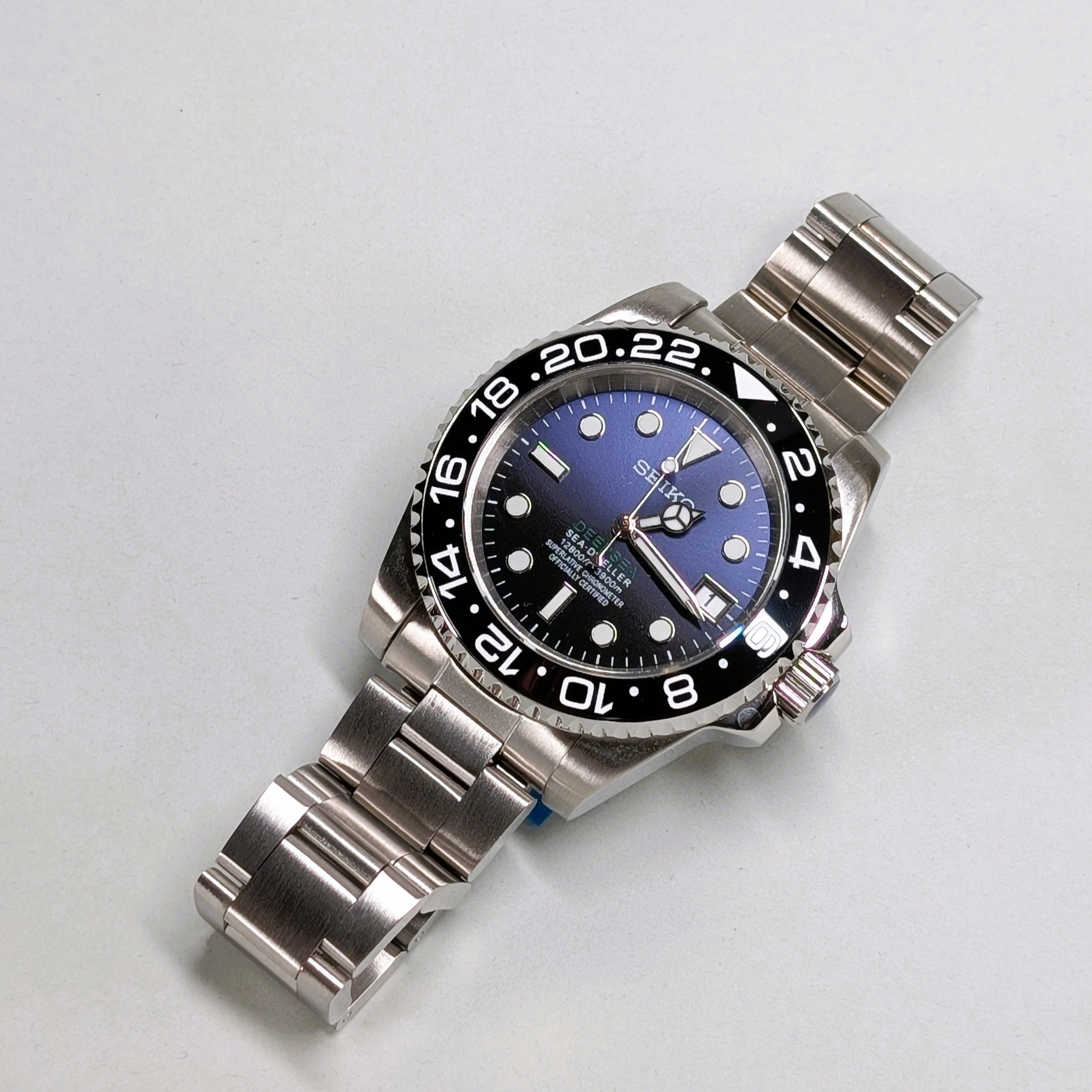 Seiko MOD Diver Black/Blue 40mm Automatic