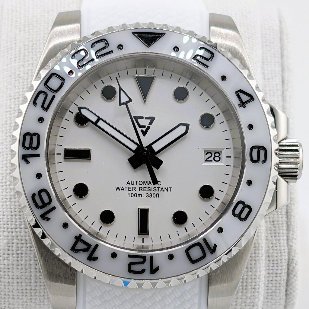 Diver White 40mm Automatic