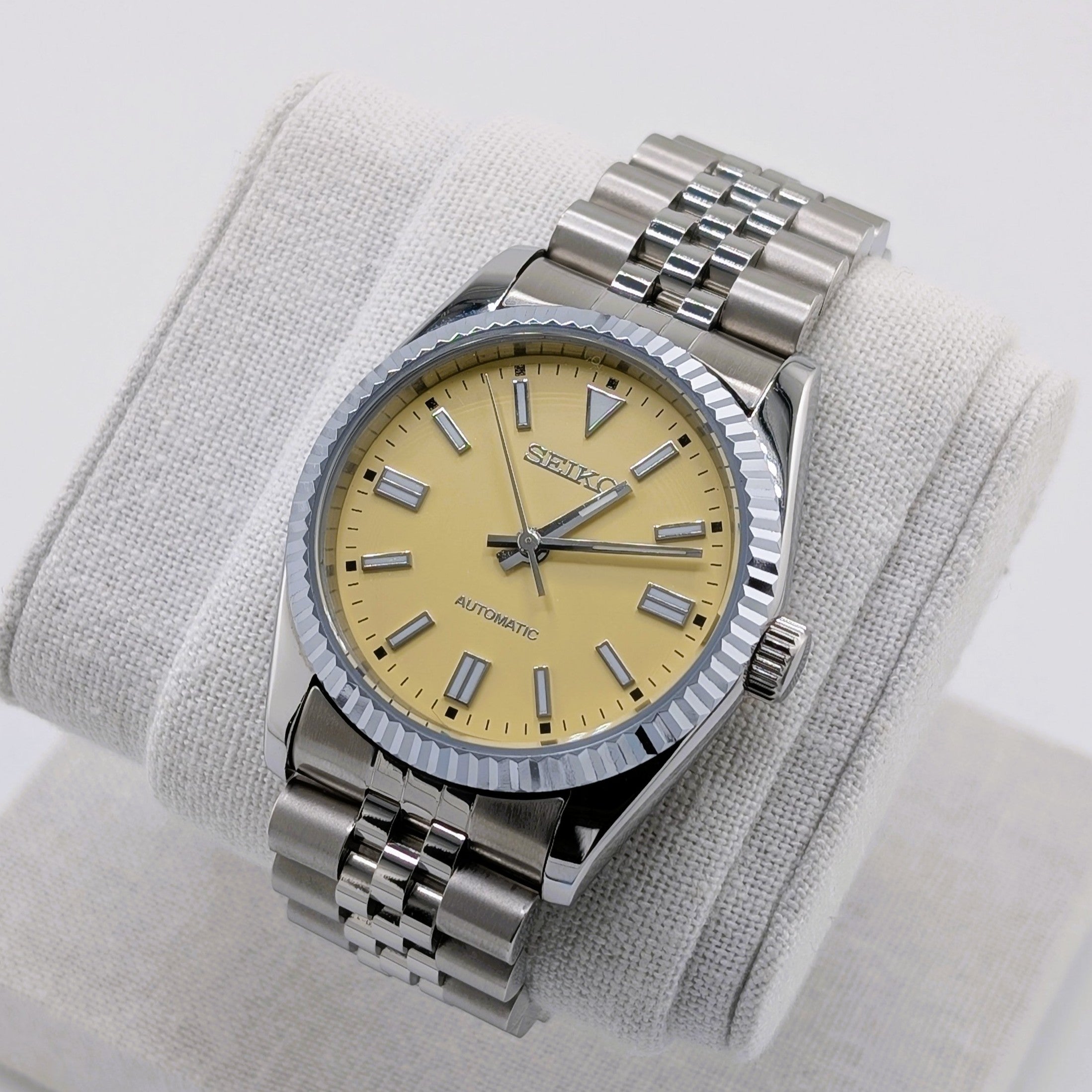 Seiko Mod OP Yellow Jubilee 36mm Automatic