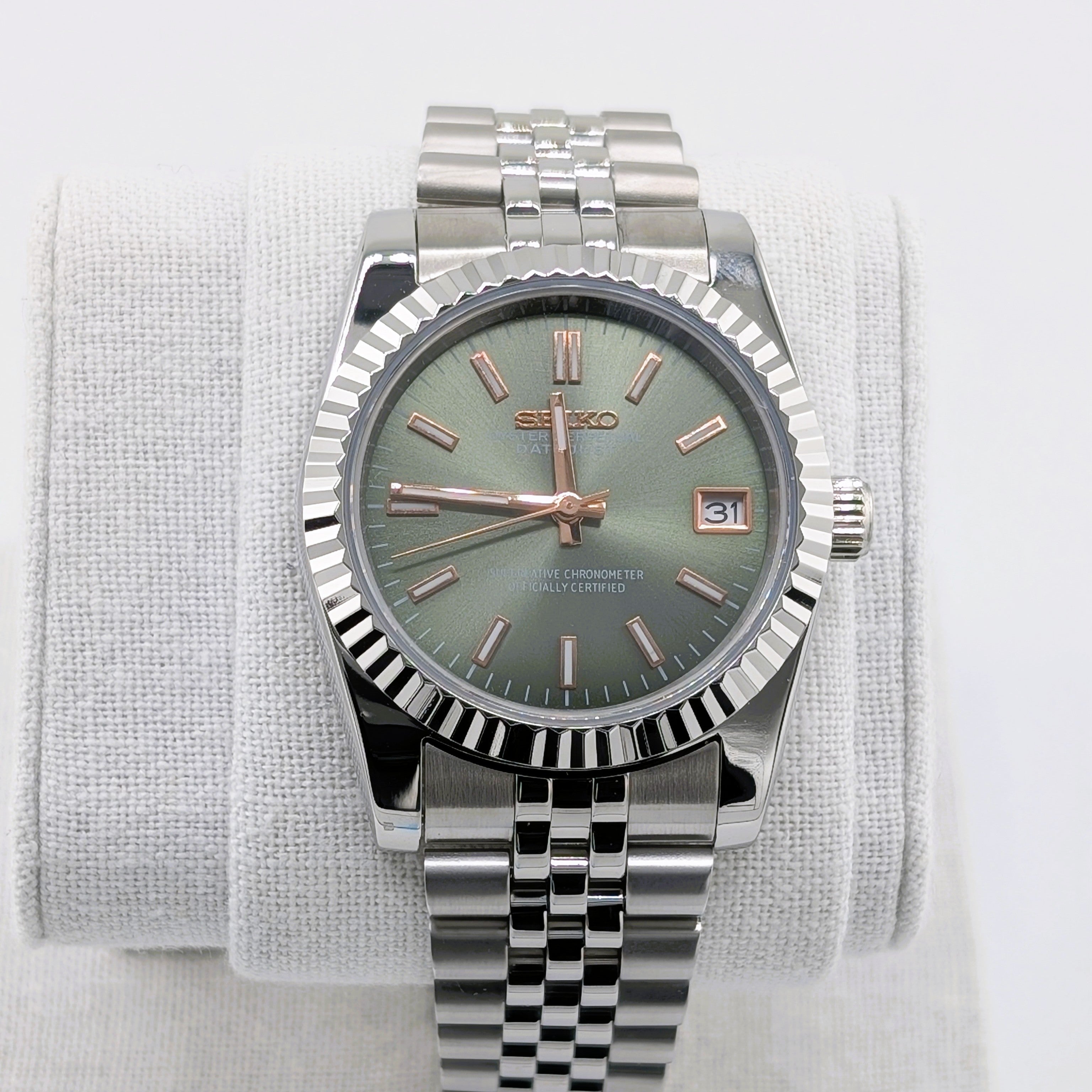 Seiko Mod OP Green/Bronze Jubilee 36mm Automatic