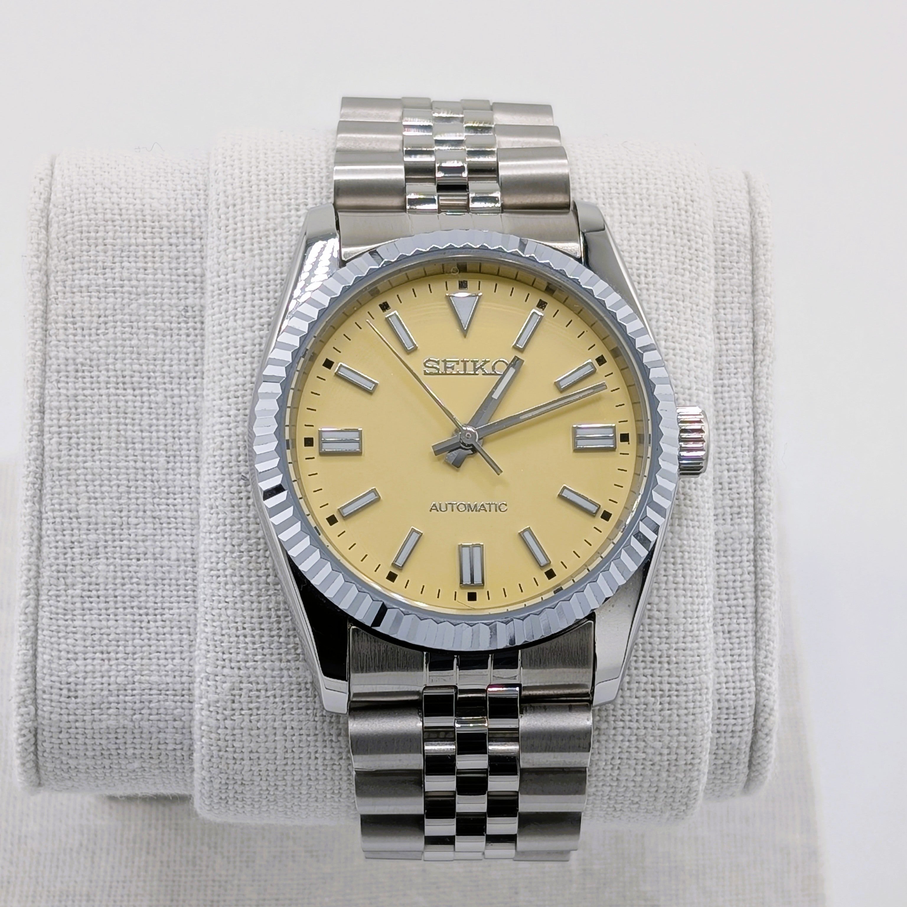 Seiko Mod OP Yellow Jubilee 36mm Automatic