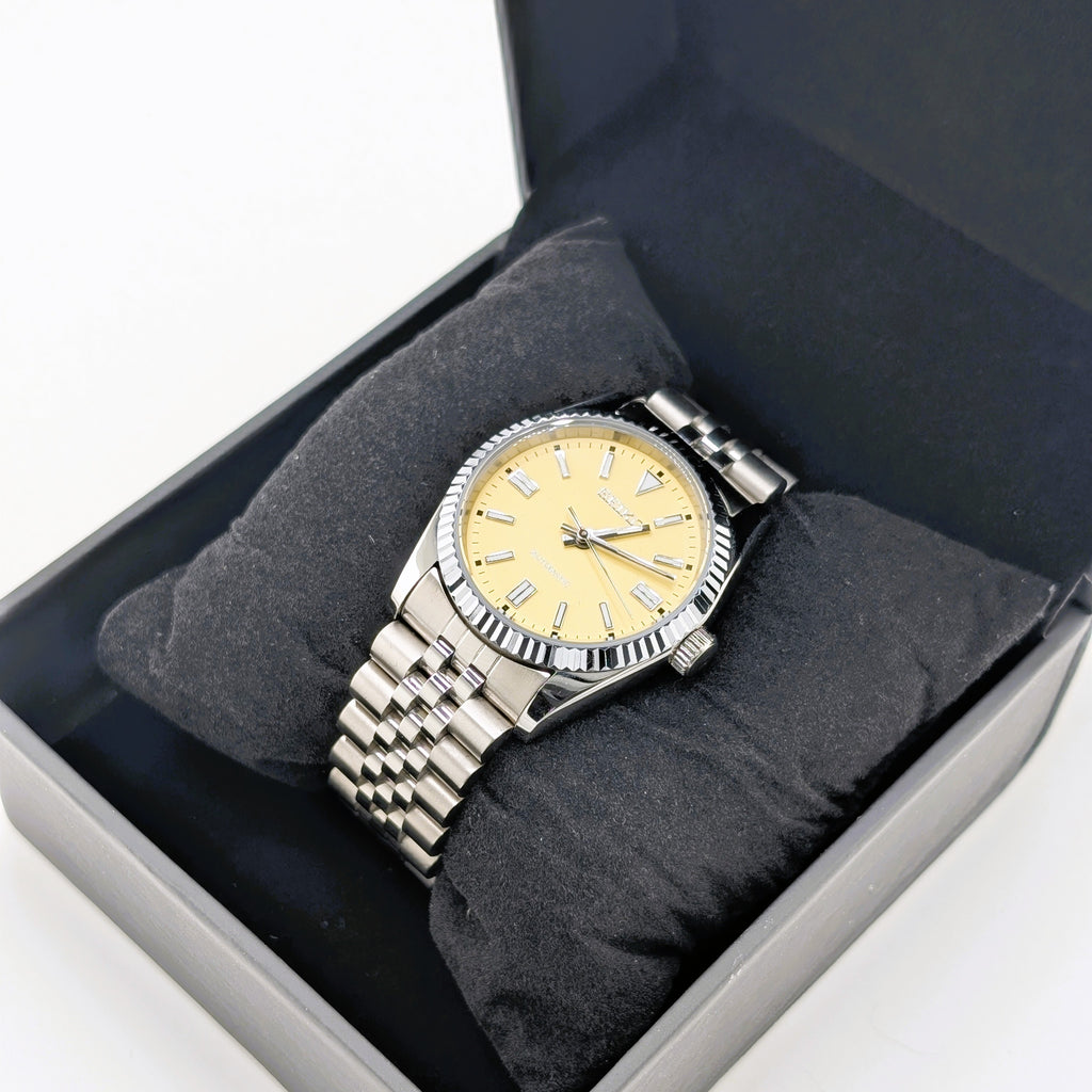 Seiko Mod OP Yellow Jubilee 36mm Automatic