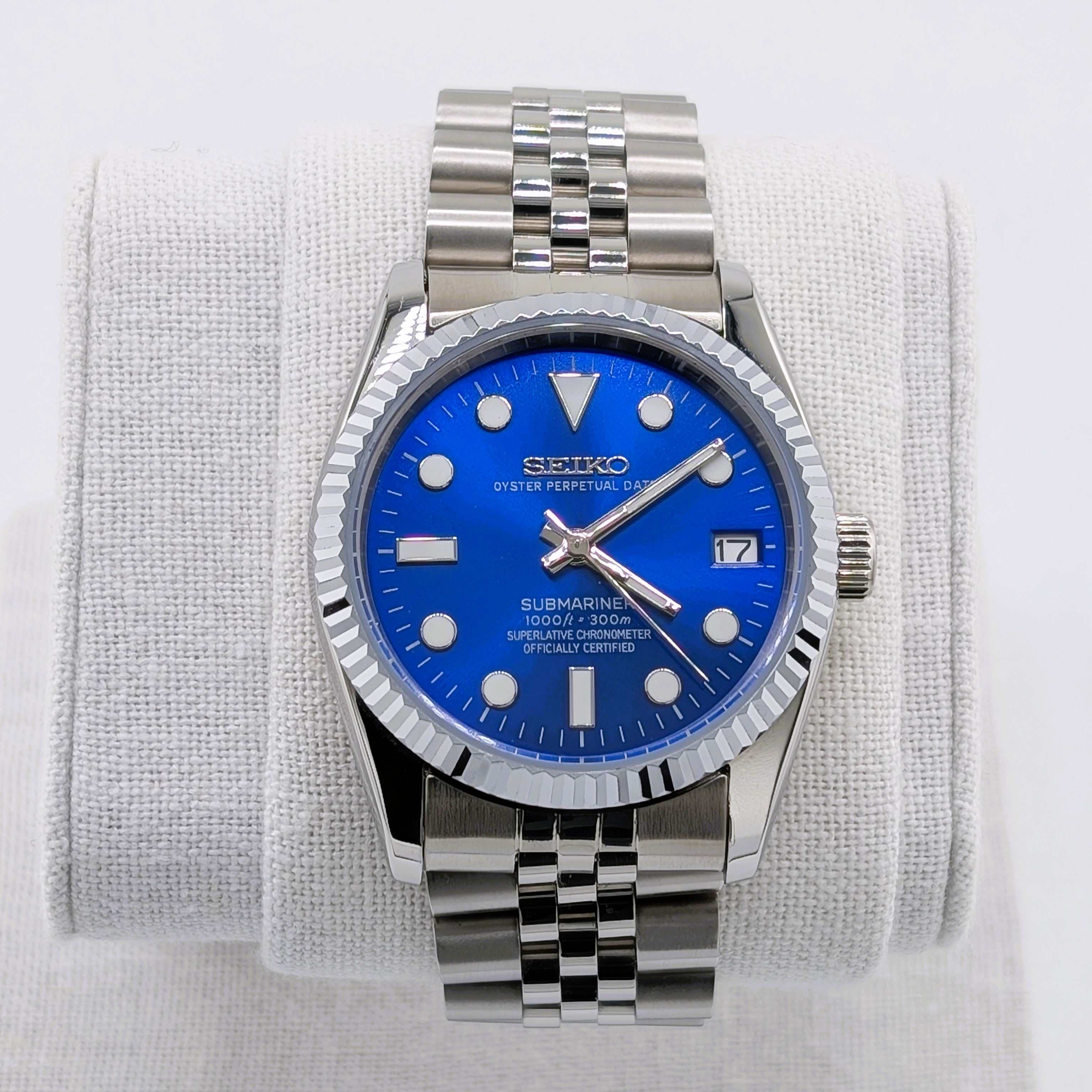 Seiko Mod OP Blue Jubilee 36mm Automatic