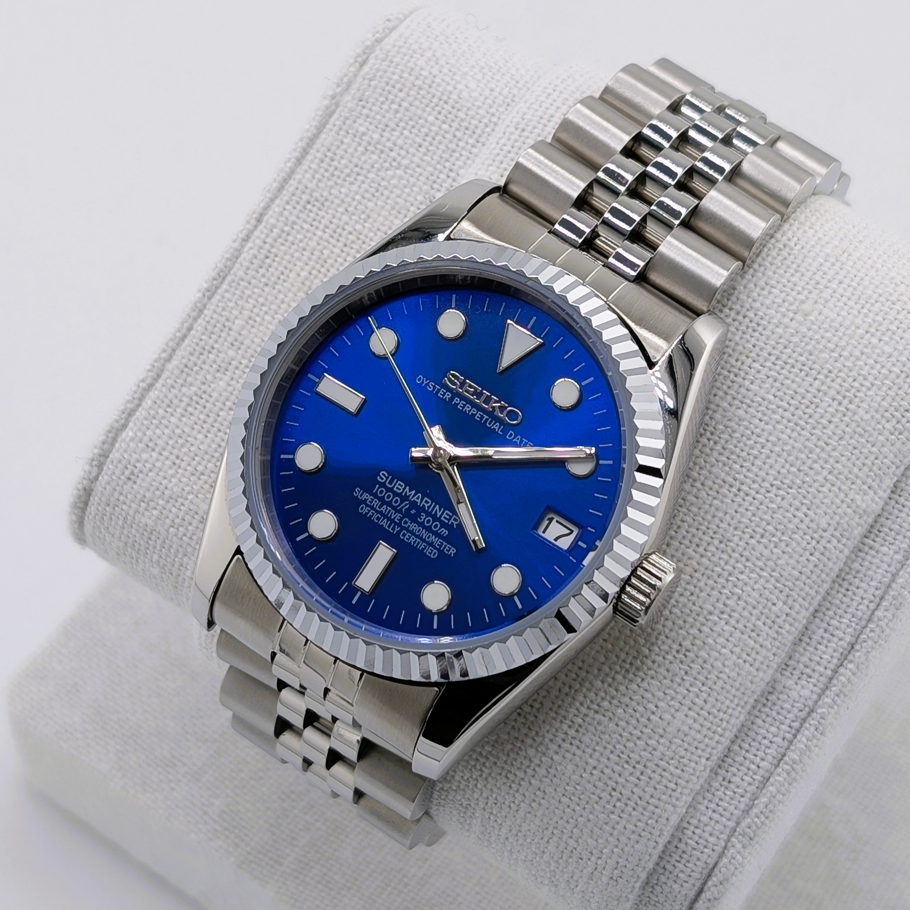 Seiko Mod OP Blue Jubilee 36mm Automatic