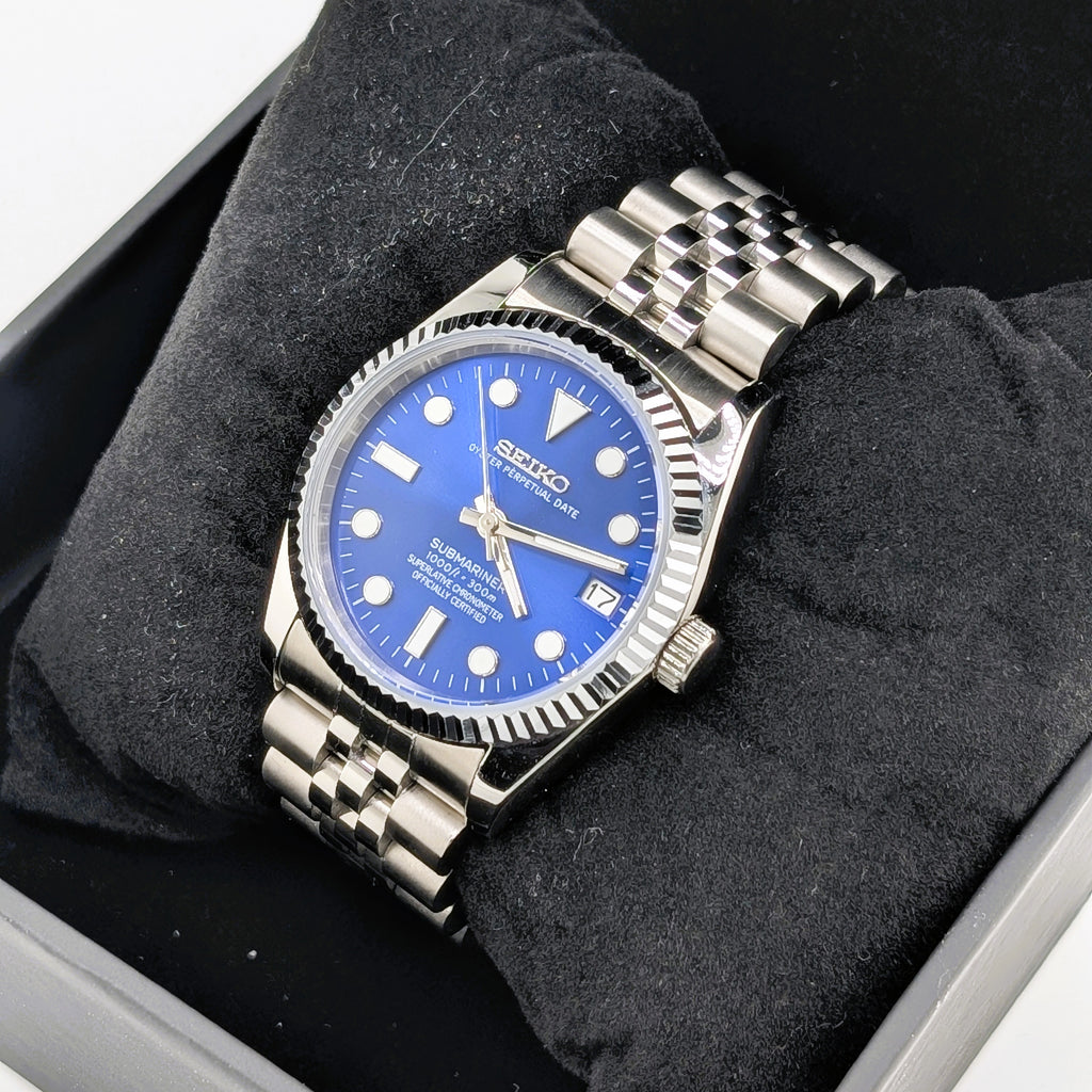 Seiko Mod OP Blue Jubilee 36mm Automatic