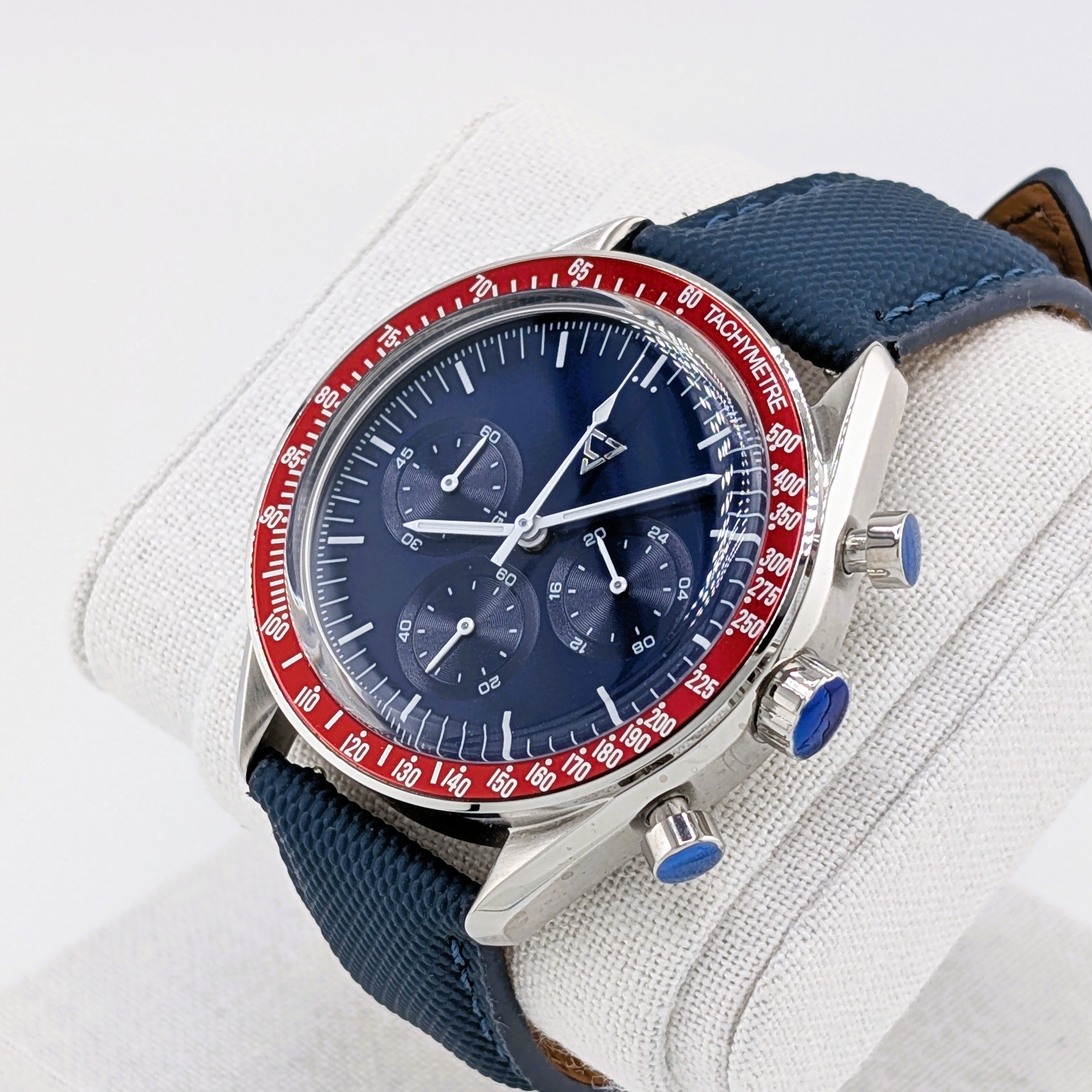 Chronograph Red/Blue 40mm