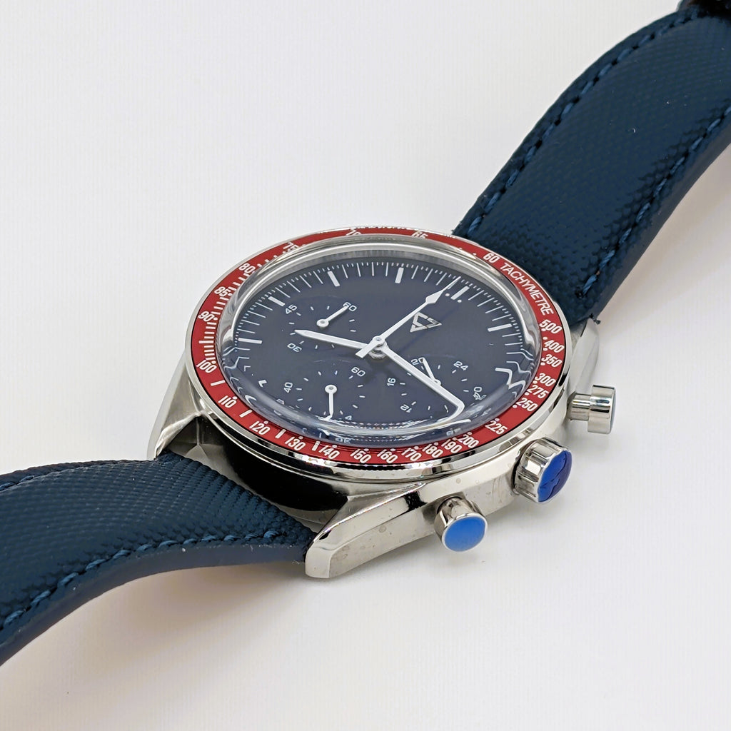 Chronograph Red/Blue 40mm